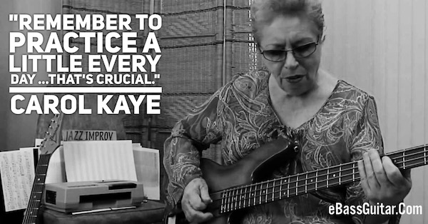 Carole Kaye Bass Guitar Lesson
