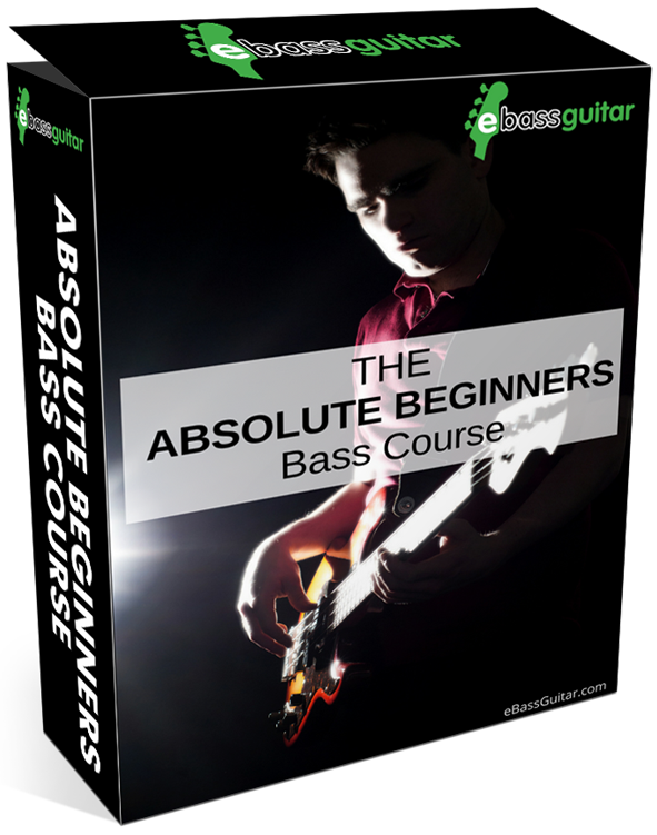 The Absolute Beginners Bass Guitar Course Box Shot