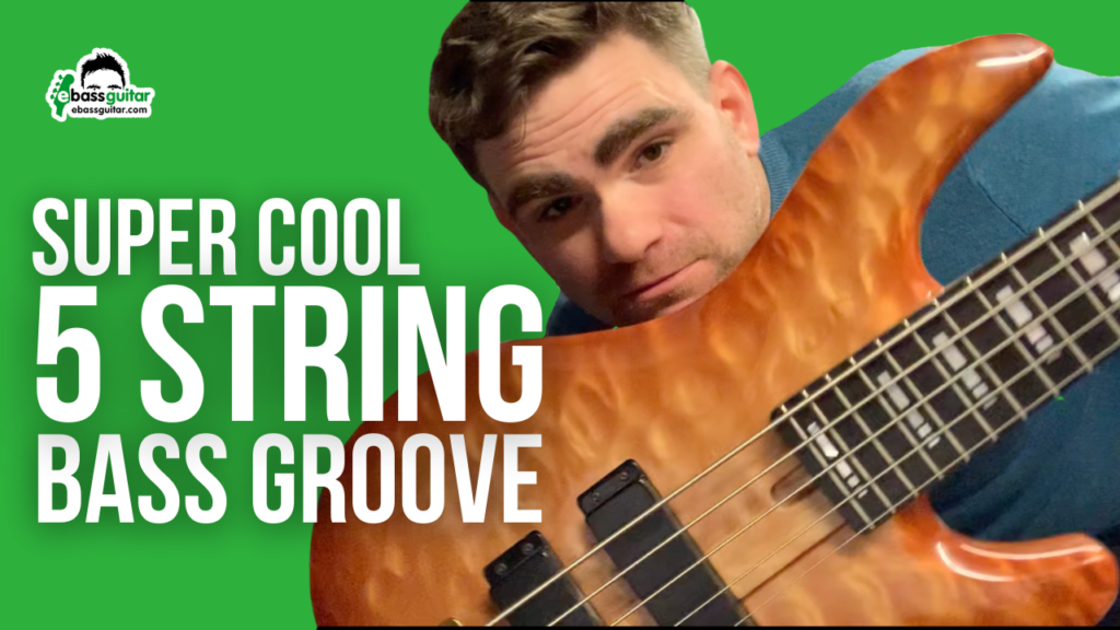 My First PRO 5 String Bass And A Super Cool 5 String Bass Groove