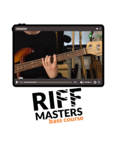 Riff Masters Bass Course